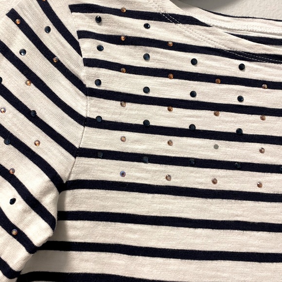 J. Crew Embellished Tee - Picture 4 of 5